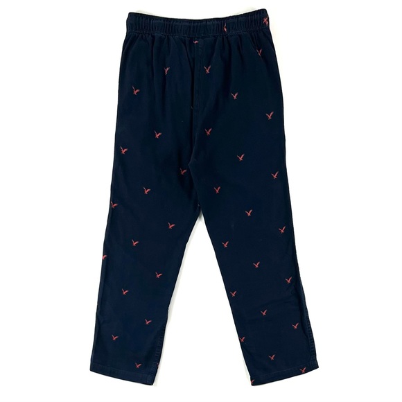 American Eagle Outfitters Eagle Logo Print Pajama Sleep Pants - Picture 2 of 8
